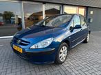 ✅ Peugeot 307 1.6 16V 5DRS 2003 Blauw Carplay Airco Trekhaak, Voorwielaandrijving, Stof, 4 cilinders, Blauw