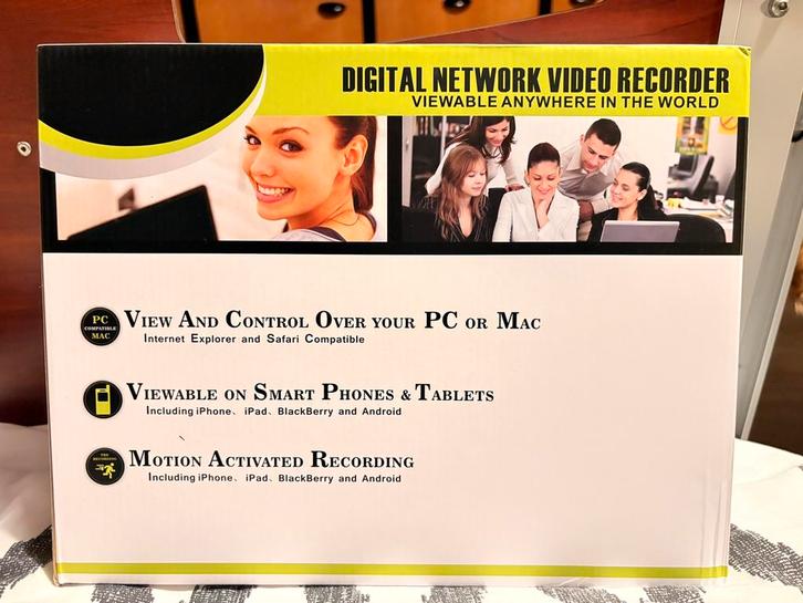 Digital Network Video Recorder NVR 8CH – 4K/PoE, Audio, Tv en Foto, Videobewaking, Nieuw, Ophalen of Verzenden