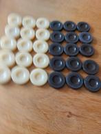 backgammon stukken (2 sets), Een of twee spelers, Ophalen of Verzenden, Gebruikt