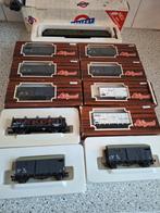 Modeltrein, 11x wagons van Liliput, Gelijkstroom, Wagon, Ophalen of Verzenden, Zo goed als nieuw