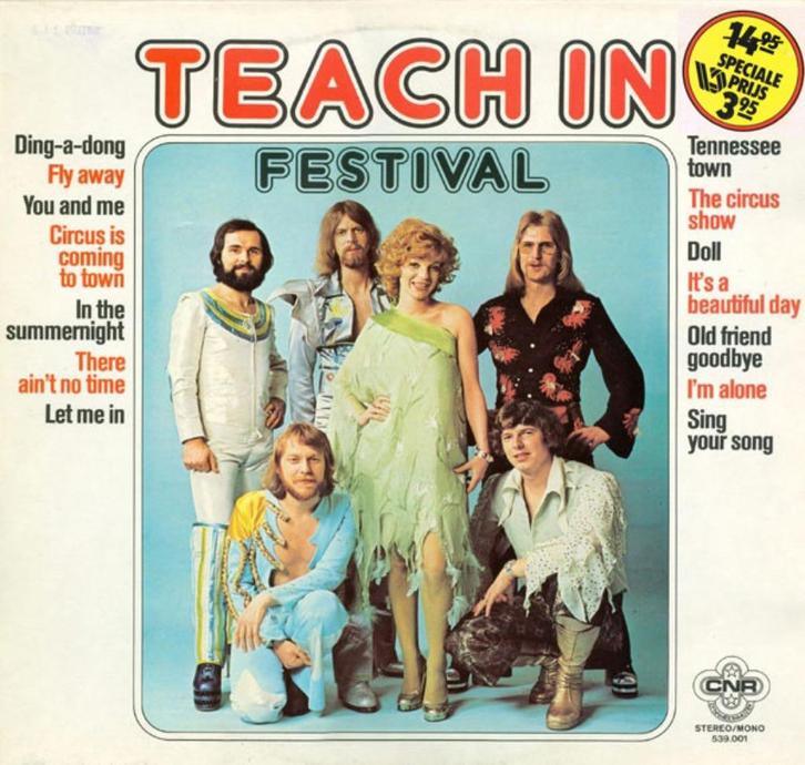 LP - TEACH IN - FESTIVAL, Cd's en Dvd's, Vinyl | Pop, Zo goed als nieuw, 1960 tot 1980, 12 inch, Ophalen of Verzenden