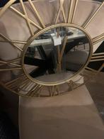 Gouden spiegelklok Phoenix, 60 cm. Nieuw in doos!, Verzenden, Rond, Nieuw, Minder dan 100 cm