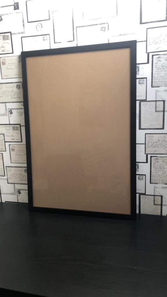 Fotolijst zwart 70x50 cm JYSK, Ophalen, Zo goed als nieuw