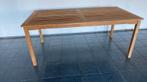Teakhouten tuintafel, Tuin en Terras, Tuintafels, Ophalen, Zo goed als nieuw, Rechthoekig, Teakhout