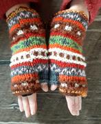 Warme gebreide mofjes van wol nieuw met zachte binnenvoering, Ophalen of Verzenden, Nieuw, Maat 38/40 (M), Handschoenen