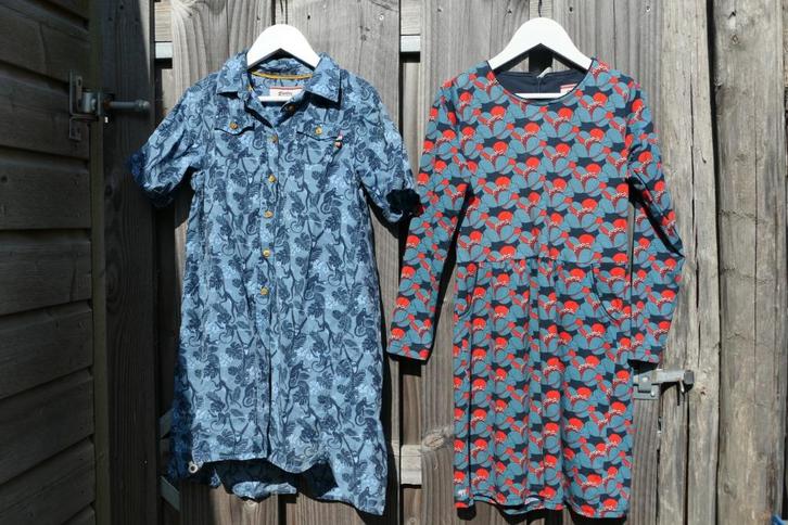 2 Jurken: 4 funky flavours / 4FF (maat 134-140), Kinderen en Baby's, Kinderkleding | Maat 134, Meisje, Setje, Ophalen of Verzenden
