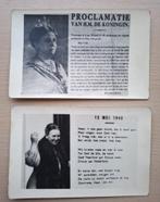 Foto Proclamatie Kon. Wilhelmina mei 1940, Ophalen of Verzenden, Overige soorten, Nederland, Foto of Poster