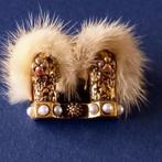 aparte oud 'jr 50 broche hondjes ws poedels, Goud, Overige materialen, 4 tot 7 cm, Gebruikt