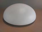 Vintage gispen 1950s plafondlamp mat wit glas 30cm, Antiek en Kunst, Ophalen of Verzenden