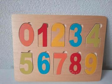 Hema Houten Cijferpuzzel Cijfer Puzzel Hout beschikbaar voor biedingen