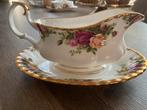 Royal Albert Old Country Roses sauskom met aparte schotel, Ophalen of Verzenden
