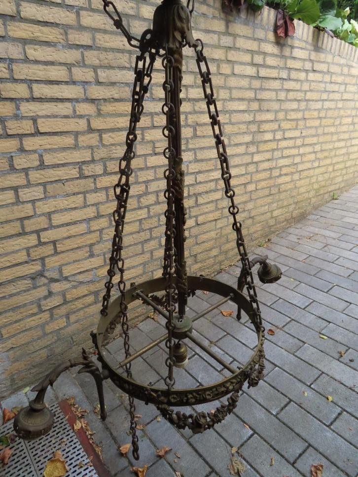 Antieke lamp, Antiek en Kunst, Antiek | Lampen, Ophalen of Verzenden