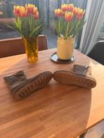 Dames laarzen, Italiaans, Mt41,suède/bont gevoerd, taupe,, Ophalen of Verzenden, Zo goed als nieuw, Beige