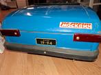 Vintage metalen blauwe trapauto MOCKBNY/ Moskvitch, Antiek en Kunst, Antiek | Speelgoed, Ophalen