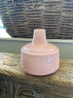 Mooi geglazuurd roze vaasje - vaas - Intratuin - decoratie, Ophalen, Overige kleuren, Aardewerk of Porselein, Zo goed als nieuw