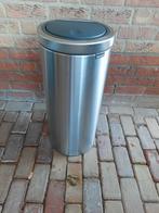 Nette brabantia prullenbak RVS 30 liter, Ophalen, Zo goed als nieuw, Rvs, 50 tot 75 cm