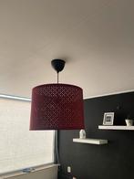 Bordeauxrode Lampenkap - Zo Goed Als Nieuw, Huis en Inrichting, Ophalen, 25 tot 50 cm, Rond, Zo goed als nieuw