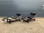 Originele Cassina Le Corbusier Lc4 Black/chrome, Als Nieuw, Ophalen of Verzenden, Zo goed als nieuw, Knoll sede artifort b&b italia tecno flos togo leolux mah jong