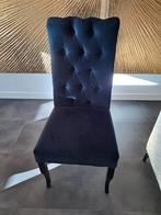 6 eetkamerstoelen, Huis en Inrichting, Stoelen, Ophalen of Verzenden, Gebruikt, Blauw, Vier