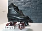 OTRS Rolschaatsen Leer Leder Zwart Rol Schaatsen Maat 37, Verzenden, Zo goed als nieuw, Dames