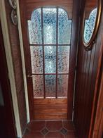 Hardhouten binnendeur, Doe-het-zelf en Verbouw, Deuren en Horren, Ophalen, Binnendeur, 200 tot 215 cm