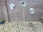 2 x oude foto lichtspots op statief, Ophalen, Zo goed als nieuw, Metaal, 150 tot 200 cm