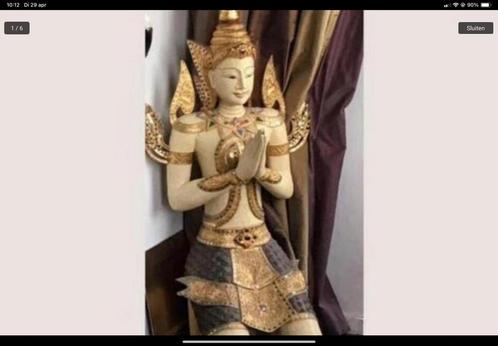 Kunstwerj tempelwachter thailand, Antiek en Kunst, Antiek | Religie, Ophalen of Verzenden