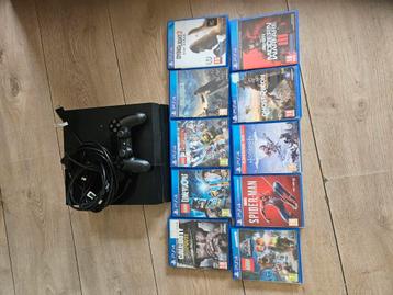 Ps4 inclusief spellen  beschikbaar voor biedingen