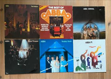 ABBA Vinyl LP Collectie - 6 Albums beschikbaar voor biedingen