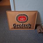 Grolsch bord, Verzamelen, Ophalen of Verzenden, Gebruikt, Reclamebord, Plaat of Schild, Grolsch