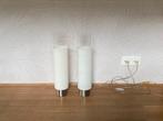 2 moderne tafellampen., Huis en Inrichting, Lampen | Vloerlampen, Ophalen, Zo goed als nieuw, Glas, Minder dan 100 cm