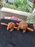 Muziek kikker guiro ' s  2x percussie instrument, Ophalen of Verzenden, Zo goed als nieuw