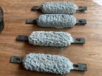 4 goede zink anodes( ong 930gr per stuk) Samen NU 25€, Watersport en Boten, Ophalen of Verzenden, Gebruikt
