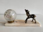 Art Deco lampje met bambi hert, Antiek en Kunst, Ophalen of Verzenden