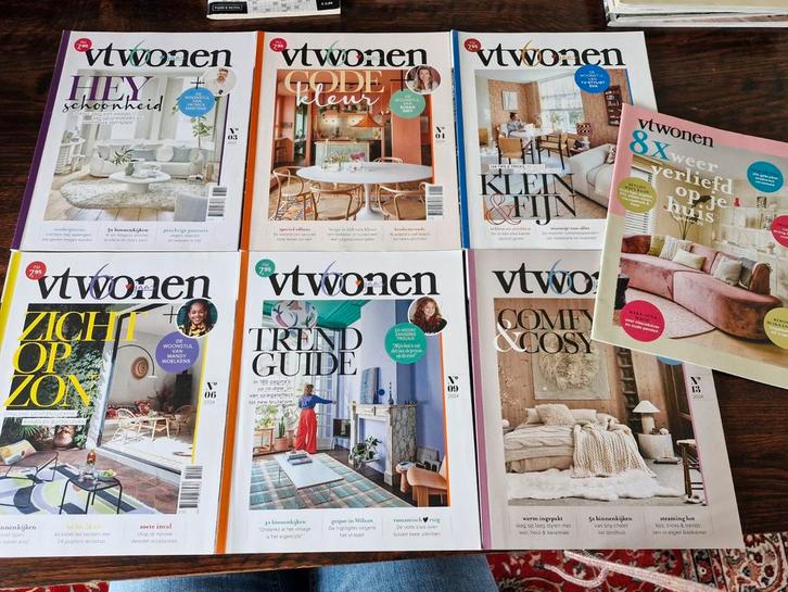 VT Wonen 2024: Nummers 3, 4, 5, 6, 9, 13 + Seizoen 20, Boeken, Tijdschriften en Kranten, Zo goed als nieuw, Glossy, Ophalen of Verzenden