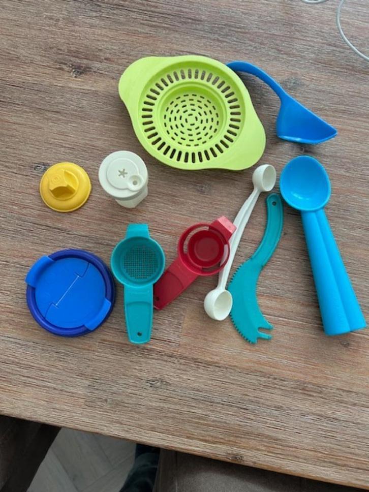 Diverse tupperware hulpjes, Huis en Inrichting, Keuken | Tupperware, Zo goed als nieuw, Overige typen, Blauw, Geel, Groen, Wit