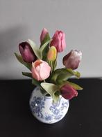 Real Touch Tulpenbos Mauve Nieuw 31 cm, Huis en Inrichting, Binnen, Onbekend, Nieuw, Ophalen of Verzenden