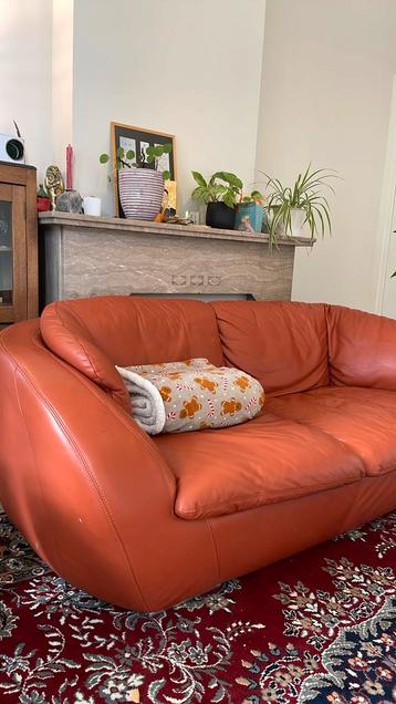 Stijlvolle leren bank – ideaal – €50