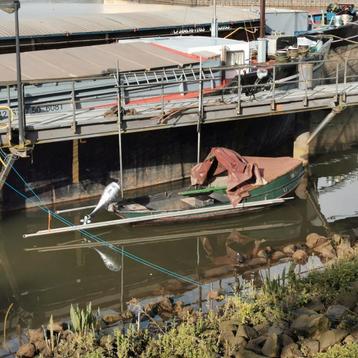 Vlet 5,5 vissersboot stalen sloep beenakker karperboot  beschikbaar voor biedingen