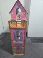 Roze/paars poppenhuis met gebruikerssporen, Ophalen, Gebruikt, Poppenhuis