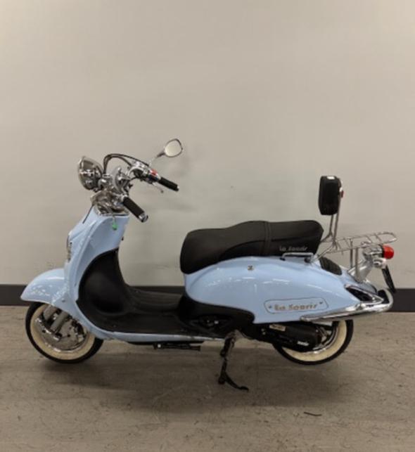 Retro scooter, Fietsen en Brommers, Brommeronderdelen | Scooters, Zo goed als nieuw, Overige merken, Overige typen, Ophalen