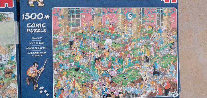 Jan van Haasteren Puzzels - 3 Nieuw in Folie, Hobby en Vrije tijd, Denksport en Puzzels, Nieuw, Legpuzzel, 500 t/m 1500 stukjes