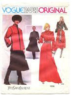 Vogue Paris patroon 1558 - Yves Saint Laurent -maat 16, Verzenden, Gebruikt, Vrouw, Overige merken