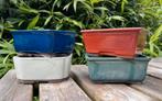 ACTIE JAPANSE BONSAI SCHALEN BIJ AFHALEN !!!, Tuin en Terras, Bloempotten, Ophalen, Zo goed als nieuw, Aardewerk, Rechthoekig