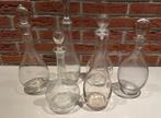 Diverse karaffen voor wijn of water., Huis en Inrichting, Ophalen, Overige typen, Overige stijlen, Glas