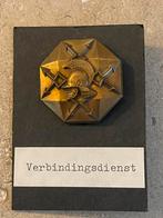 Verbindingsdienst embleem setje, Verzamelen, Ophalen of Verzenden, Landmacht, Nederland, Embleem of Badge