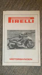 Leuke oude Folder.   Pirelli motor banden.   1985., Motoren, Onderdelen | Overige