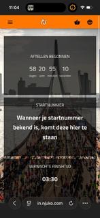 startbewijs Rotterdam marathon, Tickets en Kaartjes, Sport | Overige, Eén persoon, April