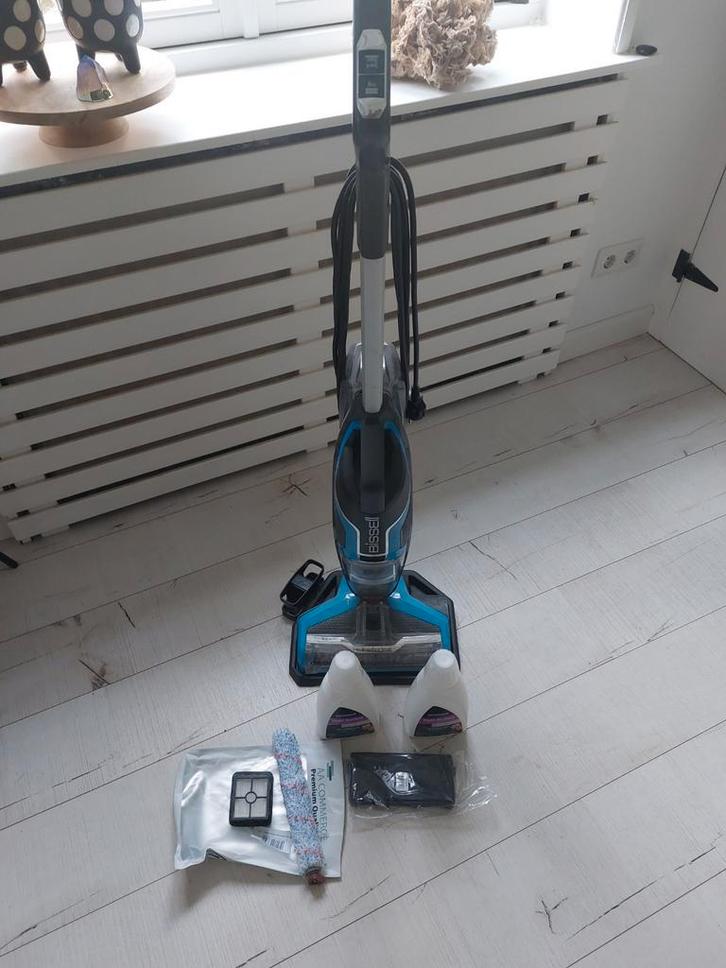 Bissell CrossWave ZGAN + Extra's, Witgoed en Apparatuur, Stofzuigers, Zo goed als nieuw, Waterstofzuiger, Reservoir, Ophalen