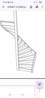 Nieuwe trap wit geverfd, Gebruikt, 80 tot 100 cm, Overige typen, Ophalen of Verzenden